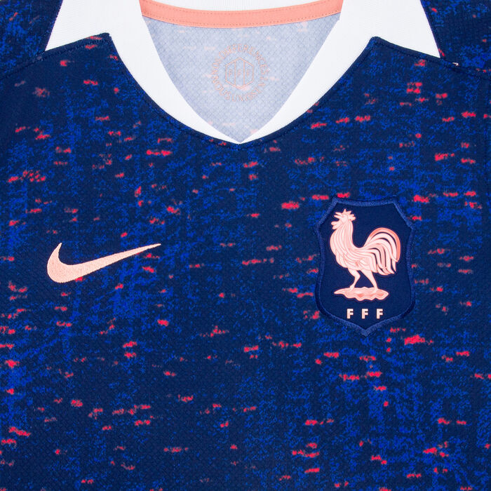 Nike Kids' France 2025 Home Replica Football Jersey (Women's Team) Blue Nike Kids' France 2025 Home Replica Football Jersey (Women's Team) Blue image number 2