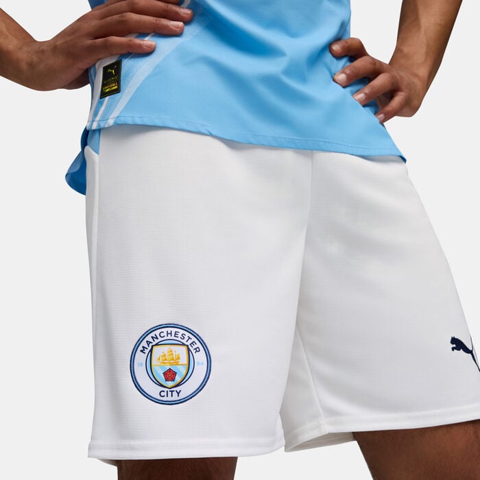 PUMA Men's Manchester City 25/26 Replica Football Shorts Blue PUMA Men's Manchester City 25/26 Replica Football Shorts Blue image number 4
