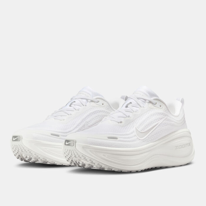 Nike Men's Vomero Plus Road Running Shoes White Nike Men's Vomero Plus Road Running Shoes White image number 1