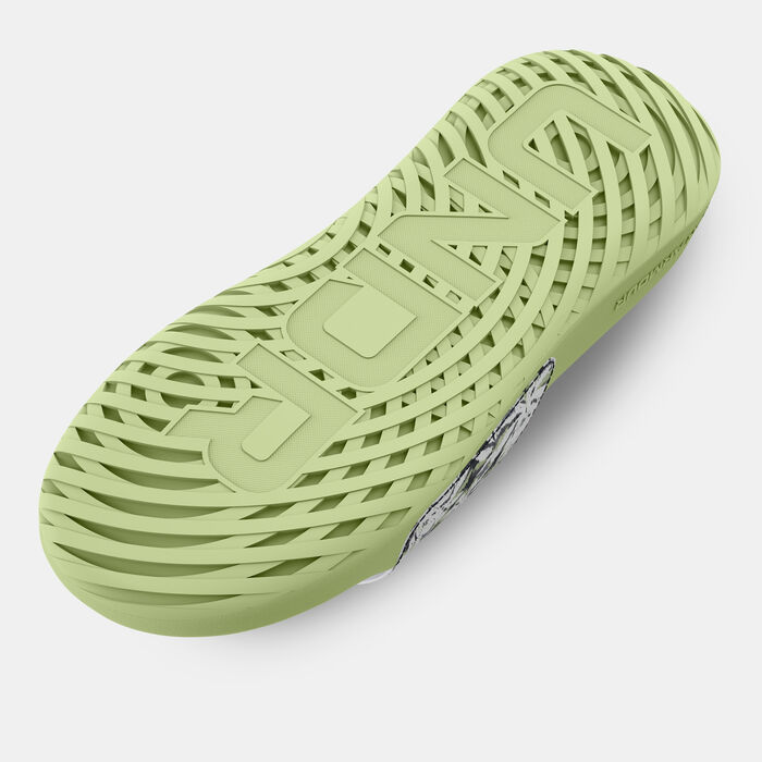 Under Armour Women's Ignite Select Graphic Slides Green Under Armour Women's Ignite Select Graphic Slides Green image number 3