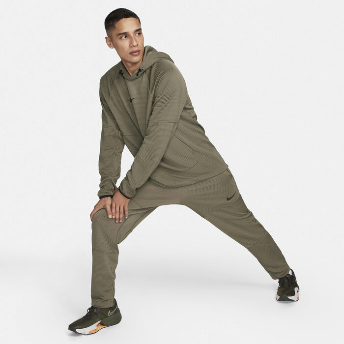 Nike Men's Dri-FIT Fleece Fitness Sweatshirt Green Nike Men's Dri-FIT Fleece Fitness Sweatshirt Green image number 6