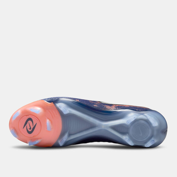Nike Men's Erling Haaland Phantom GX 2 Elite Firm Ground Football Shoes Blue Nike Men's Erling Haaland Phantom GX 2 Elite Firm Ground Football Shoes Blue image number 3