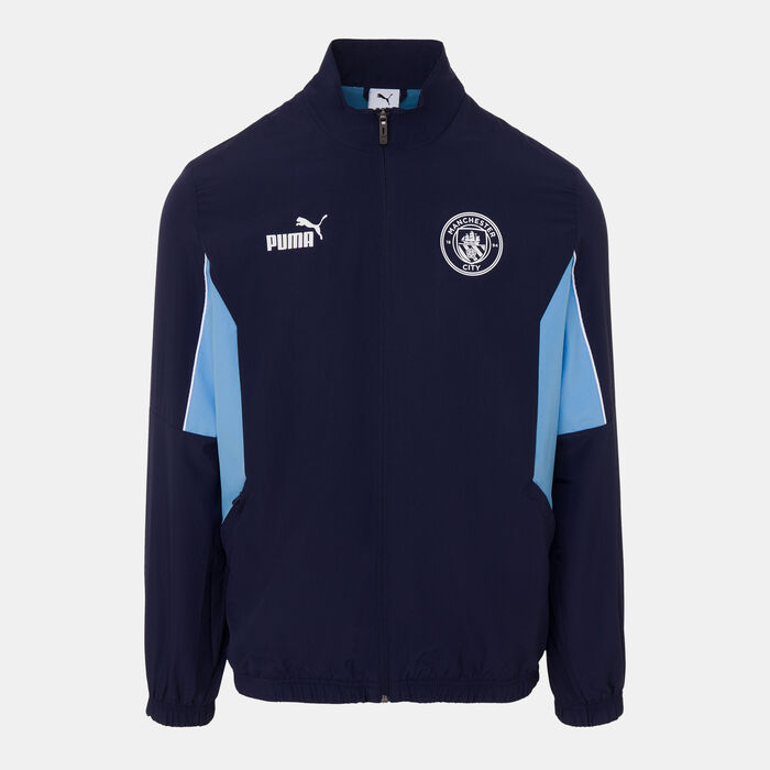 PUMA Men's Manchester City ftblARCHIVE Jacket Blue PUMA Men's Manchester City ftblARCHIVE Jacket Blue image number 0