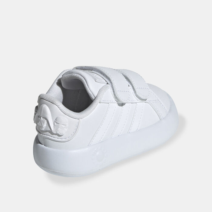 adidas Kids' STAR WARS Grand Court Velcro Shoes White adidas Kids' STAR WARS Grand Court Velcro Shoes White image number 2