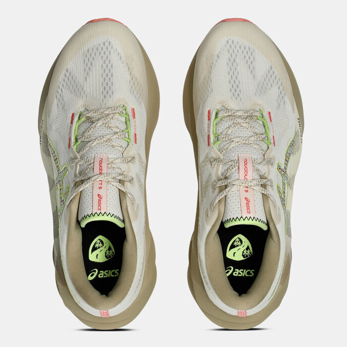 ASICS Women's Novablast 5 TR Running Shoes Beige ASICS Women's Novablast 5 TR Running Shoes Beige image number 4