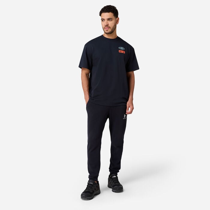 Under Armour Men's Hoops Mix Tape T-Shirt Black Under Armour Men's Hoops Mix Tape T-Shirt Black image number 2