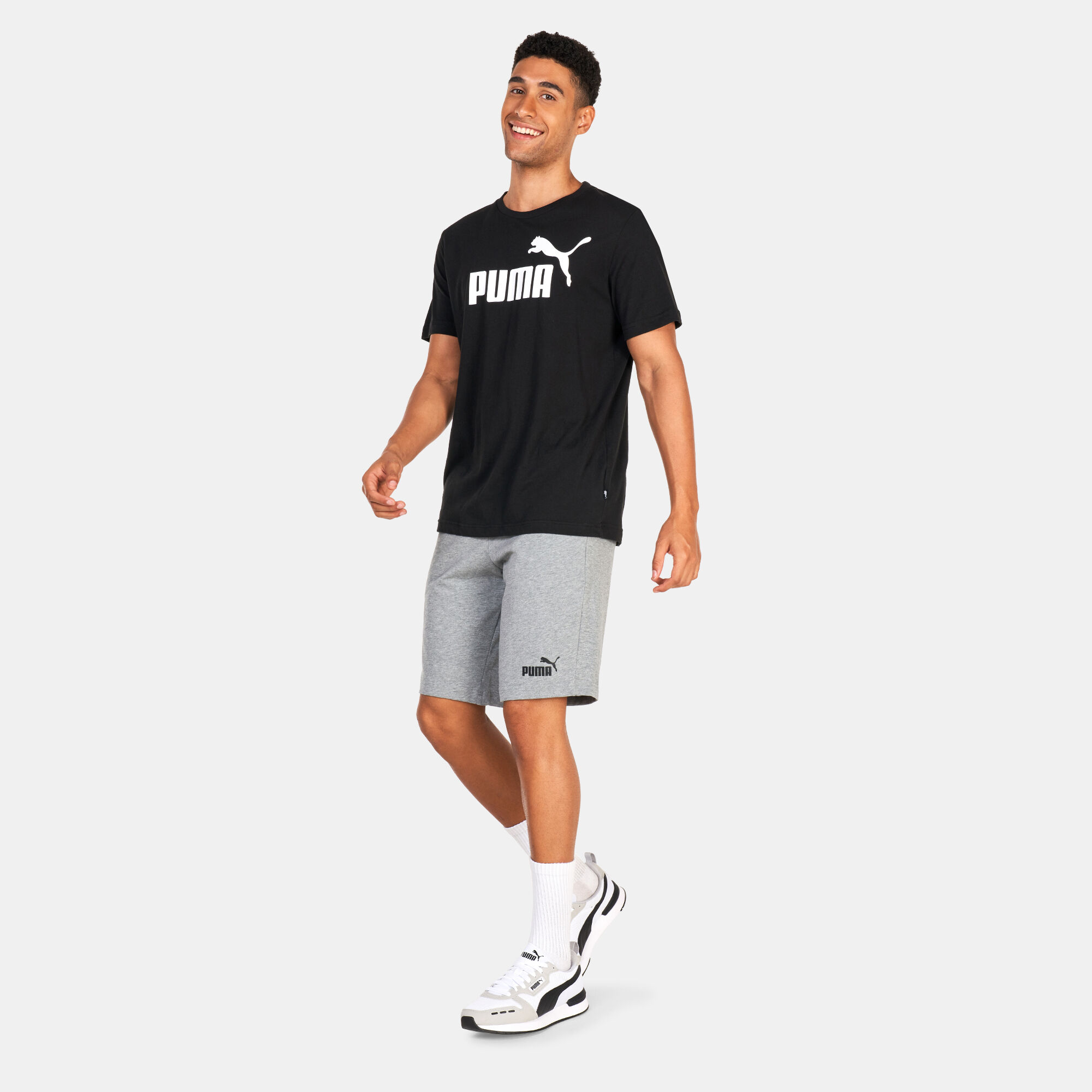 Puma jersey shorts shop