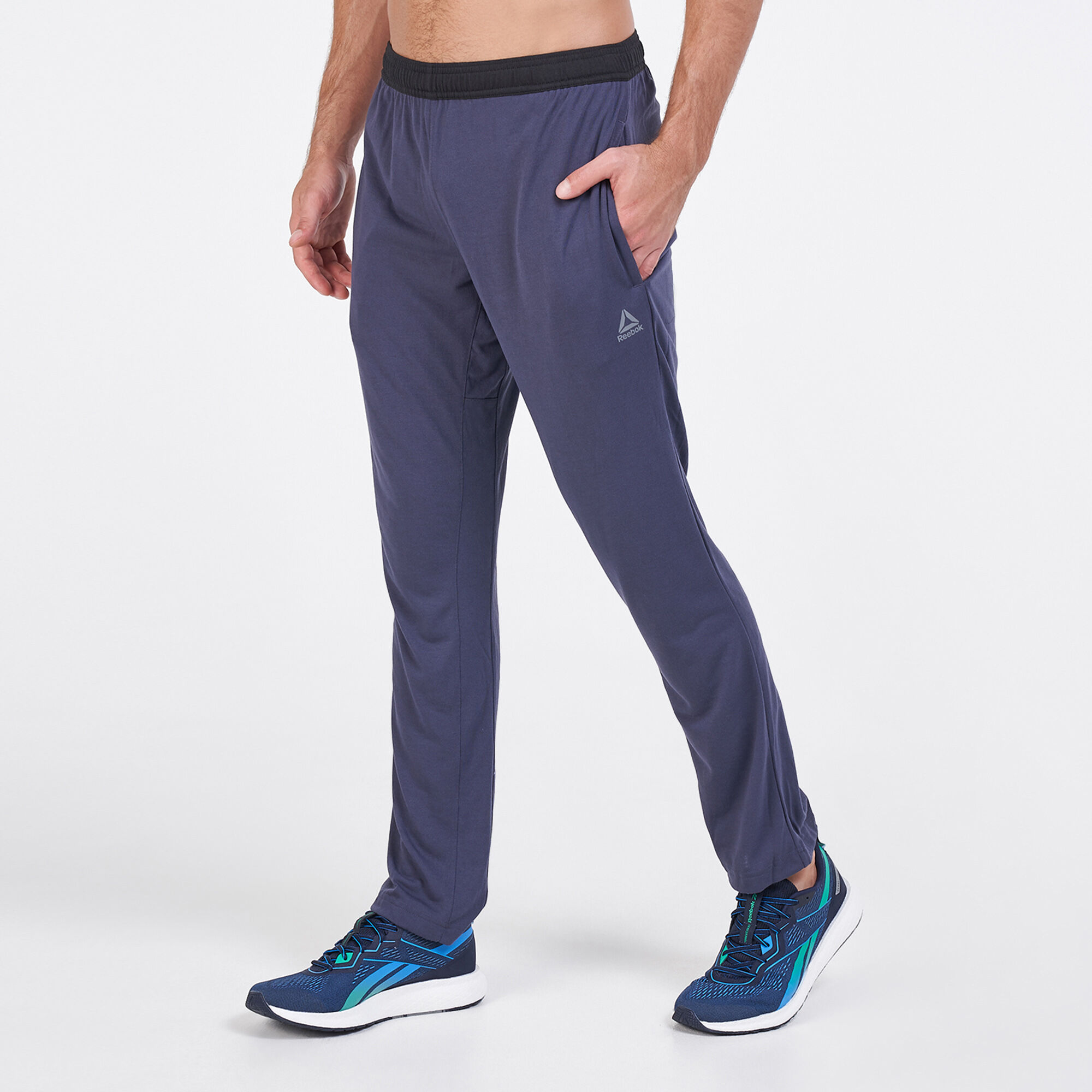 mens sweatpants open hem