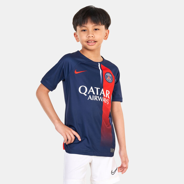 Nike Kids' Paris-Saint Germain Dri-FIT Stadium Home Football Jersey - 2023/24 Blue Nike Kids' Paris-Saint Germain Dri-FIT Stadium Home Football Jersey - 2023/24 Blue image number 0