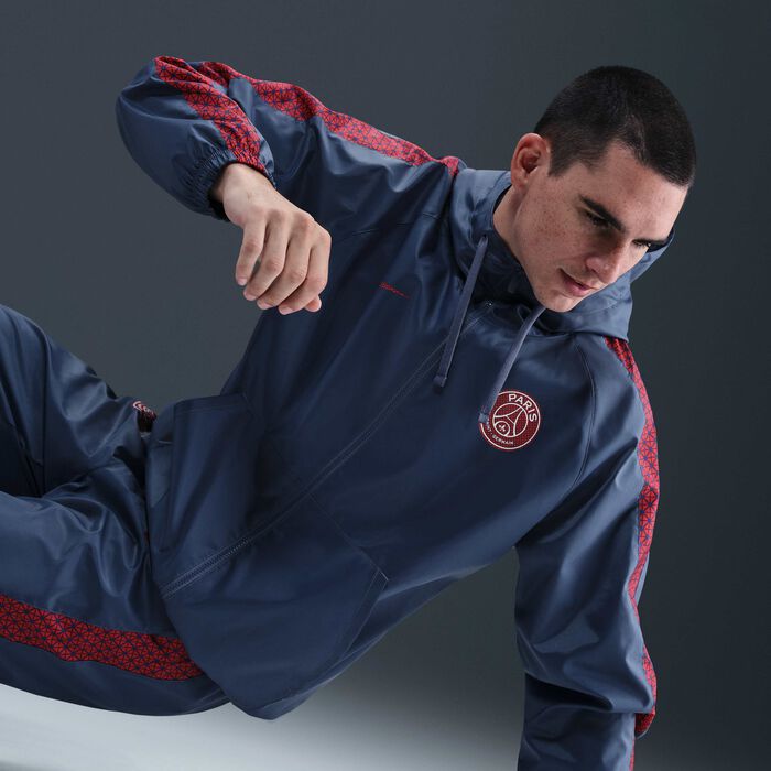 Nike Men's Paris Saint-Germain Football Tracksuit Blue Nike Men's Paris Saint-Germain Football Tracksuit Blue image number 5