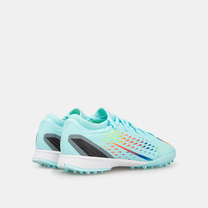 adidas Kids' X Speedportal.3 Turf Ground Football Shoe Blue adidas Kids' X Speedportal.3 Turf Ground Football Shoe Blue image number 2