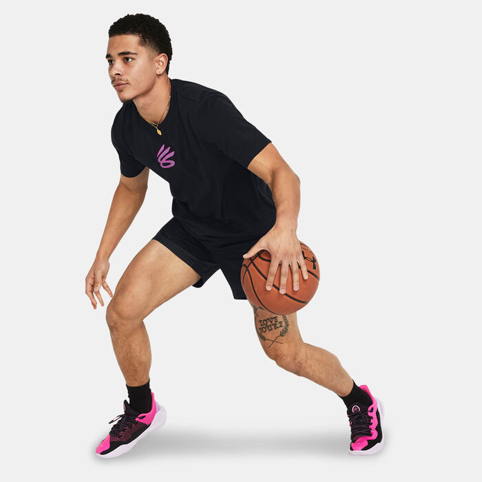Under Armour Men's Curry Woven Shorts Black Under Armour Men's Curry Woven Shorts Black image number 2