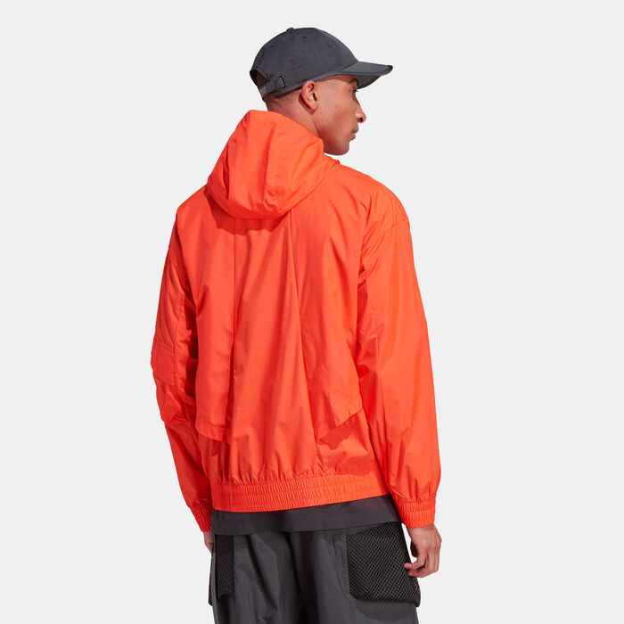 adidas Men's City Escape Windbreaker Jacket Orange adidas Men's City Escape Windbreaker Jacket Orange image number 1