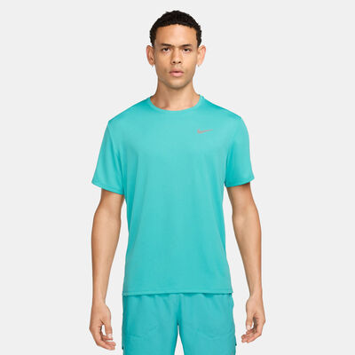 Nike Men's Miler Dri-FIT UV Running T-Shirt Blue