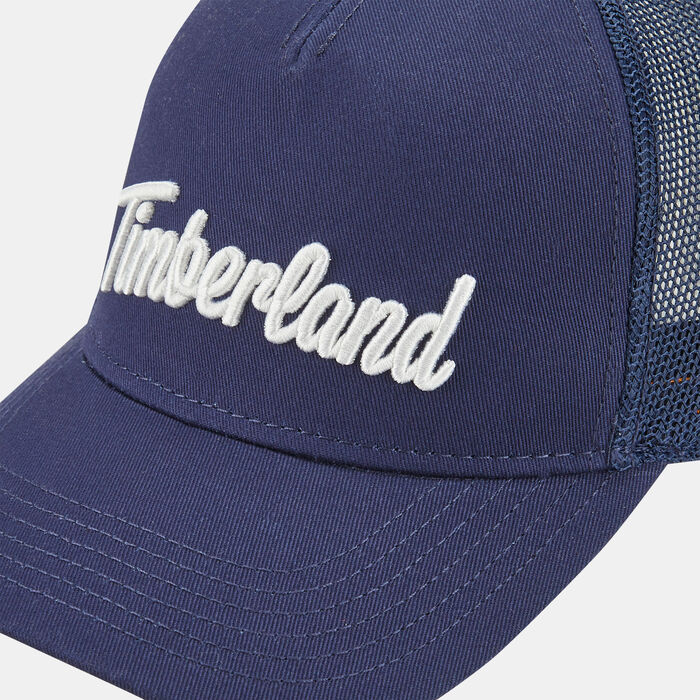 Timberland Men's 3D Logo Trucker Cap Blue Timberland Men's 3D Logo Trucker Cap Blue image number 2