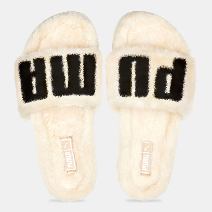 PUMA Women's Leadcat 2.0 Fuzz Slides yellow PUMA Women's Leadcat 2.0 Fuzz Slides yellow image number 5