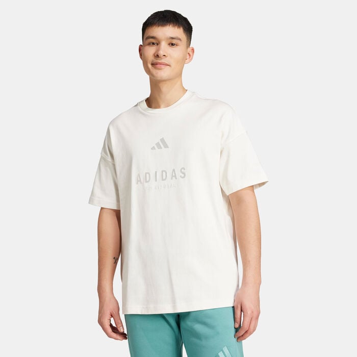 adidas Men's ALL SZN Graphics T-Shirt White adidas Men's ALL SZN Graphics T-Shirt White image number 0