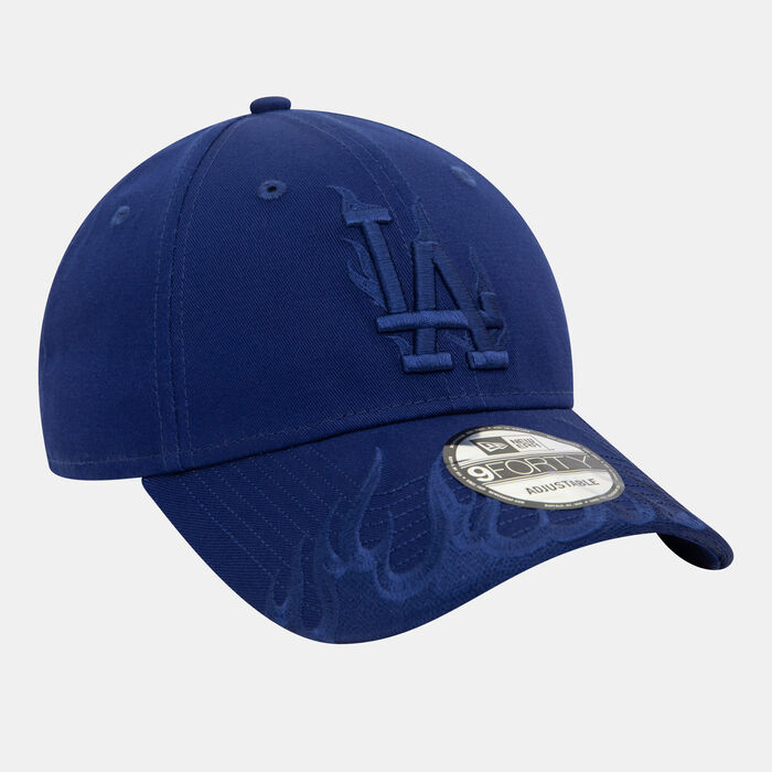 New Era Men's MLB Los Angeles Dodgers Flame 9FORTY Cap Blue New Era Men's MLB Los Angeles Dodgers Flame 9FORTY Cap Blue image number 4