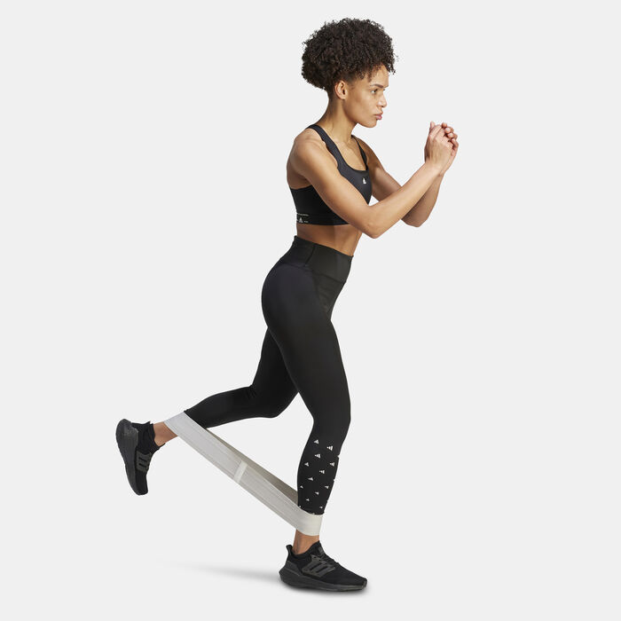 adidas Women's Train Essentials BLUV 7/8 Leggings Black adidas Women's Train Essentials BLUV 7/8 Leggings Black image number 2