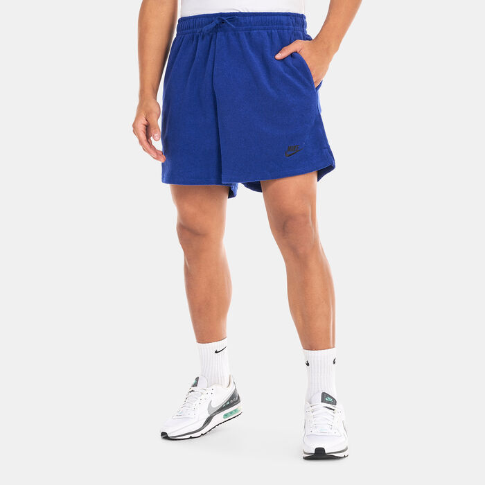 Nike Men's Club Fleece Terry Flow Shorts Blue Nike Men's Club Fleece Terry Flow Shorts Blue image number 0