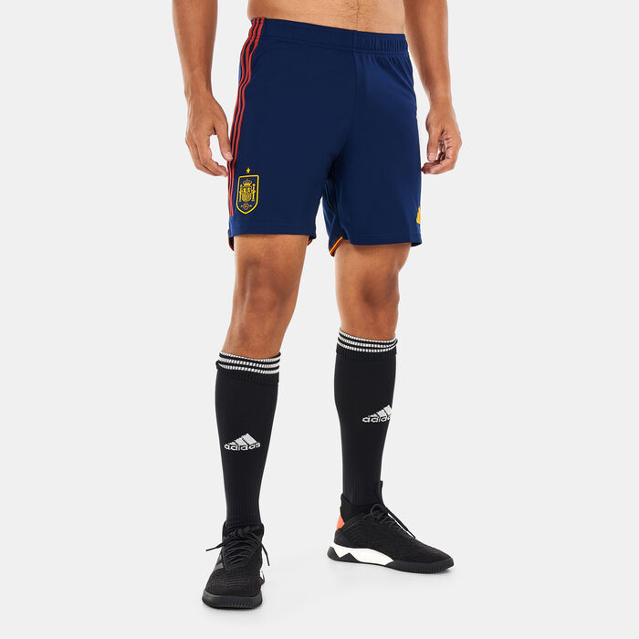 adidas Men's Spain Stadium Home Shorts - 2022 Blue adidas Men's Spain Stadium Home Shorts - 2022 Blue image number 0