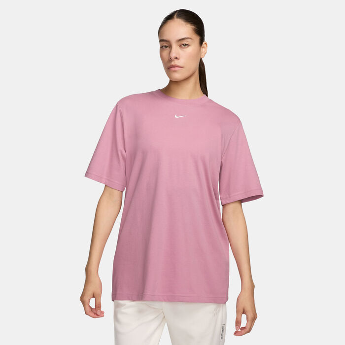 Nike Women's Sportswear Essential T-Shirt Pink Nike Women's Sportswear Essential T-Shirt Pink image number 0