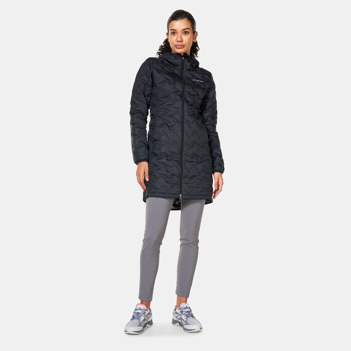 Columbia Women's Delta Ridge™ Long Down Jacket Black Columbia Women's Delta Ridge™ Long Down Jacket Black image number 2