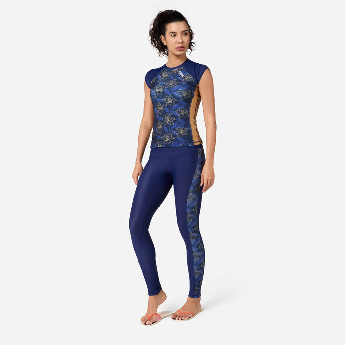 COEGA Women's Swimming Leggings Blue COEGA Women's Swimming Leggings Blue image number 2