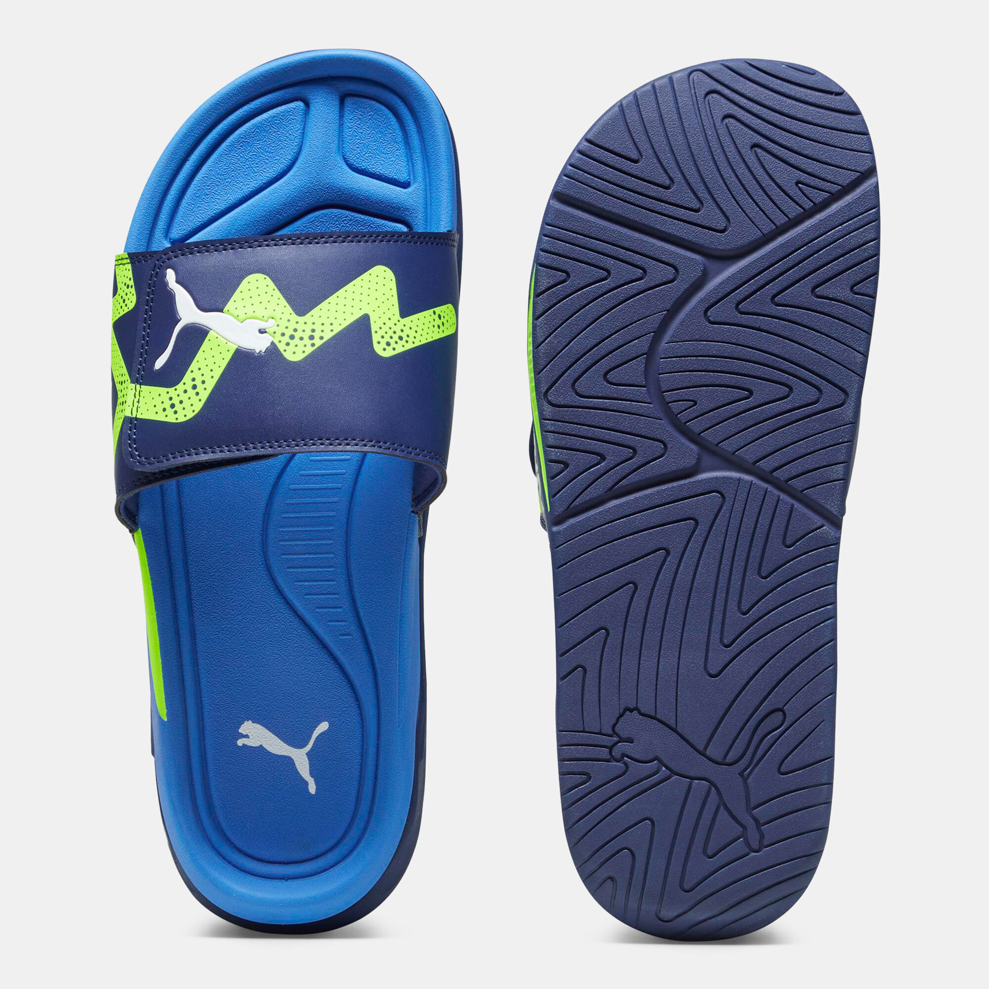 Buy PUMA Men s Dream Nitro Future Slides Blue in KSA SSS