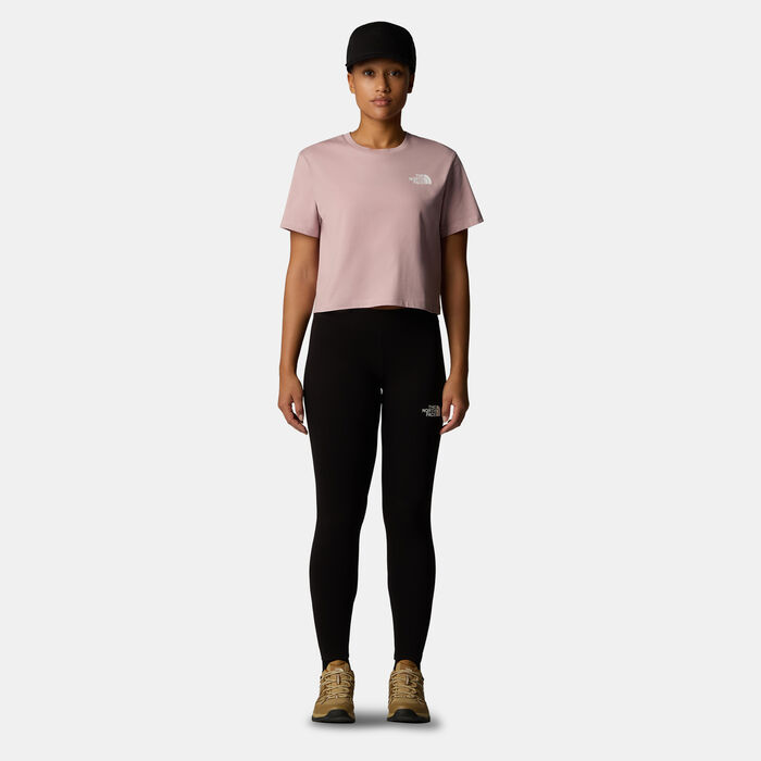 The North Face Women’s Simple Dome Crop Top Pink The North Face Women’s Simple Dome Crop Top Pink image number 2