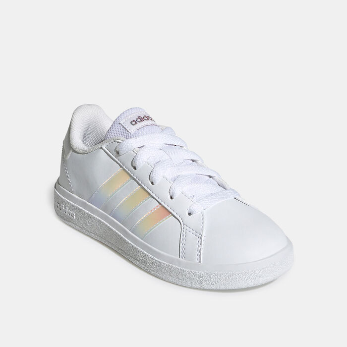 adidas Kids' Grand Court 2.0 Tennis Shoes White adidas Kids' Grand Court 2.0 Tennis Shoes White image number 3