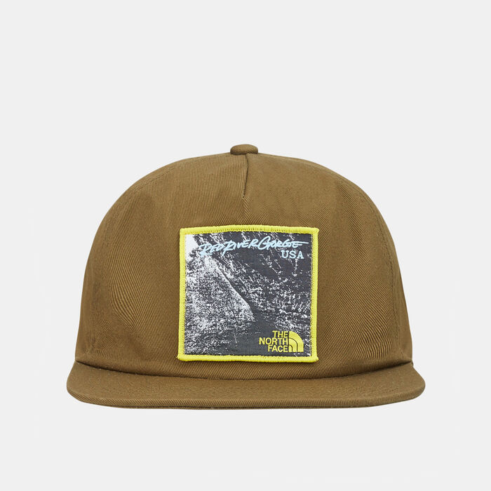 The North Face Embroidered Earthscape Ball Cap Green The North Face Embroidered Earthscape Ball Cap Green image number 0