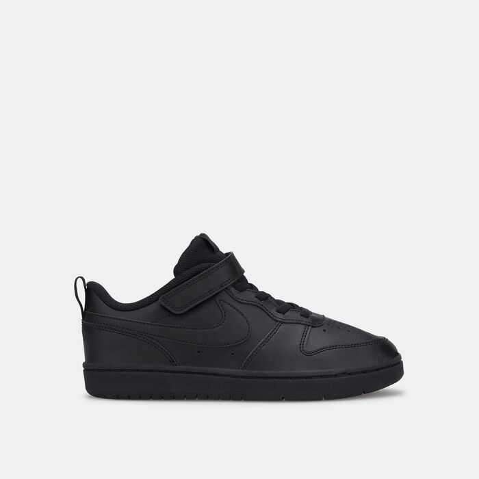 Nike Kids' Court Borough Low 2 Shoe (Younger Kids) Black Nike Kids' Court Borough Low 2 Shoe (Younger Kids) Black image number 0