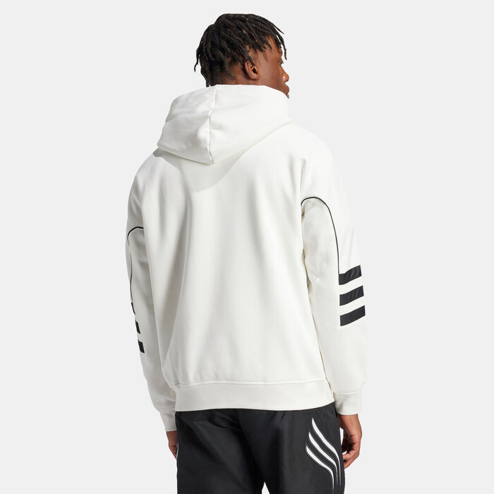 adidas Originals Men's Q3 Atlanta Hooded Sweatshirt White adidas Originals Men's Q3 Atlanta Hooded Sweatshirt White image number 1