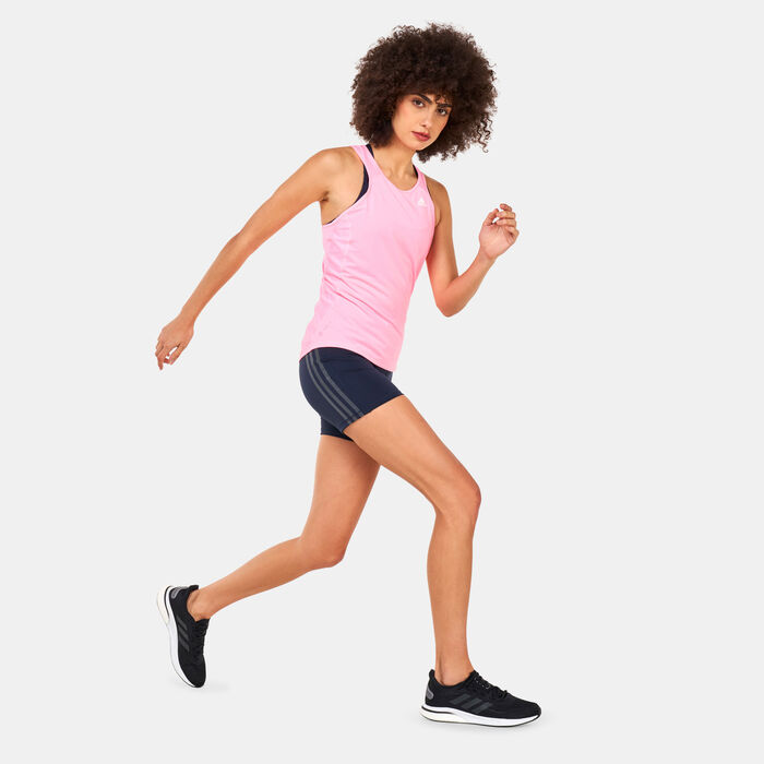 adidas Women’s Own The Run Running Tank Top Pink image number 2