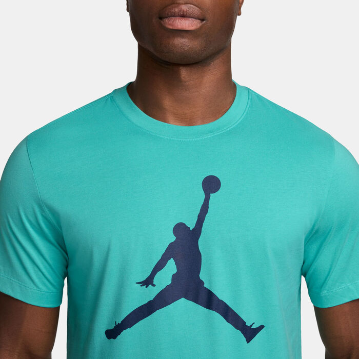 Jordan Men's Jumpman Crew T-Shirt Green Jordan Men's Jumpman Crew T-Shirt Green image number 2