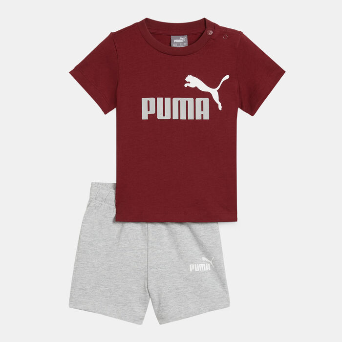 PUMA Kids' Minicats T-Shirt and Shorts Set (Baby and Toddler) Red image number 0