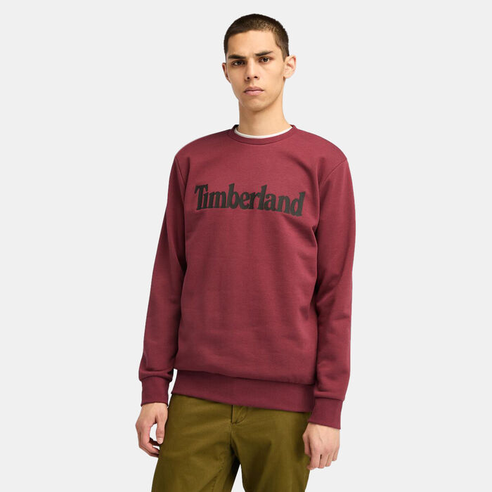 Timberland Men's Northwood Wordmark Logo Sweatshirt Pink image number 0