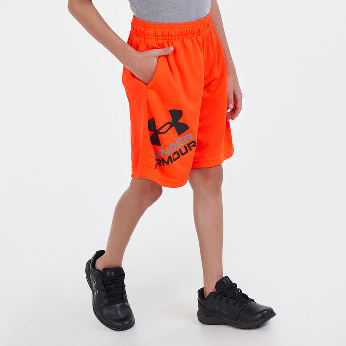 Under Armour Kids' UA Prototype 2.0 Logo Shorts Orange Under Armour Kids' UA Prototype 2.0 Logo Shorts Orange image number 0