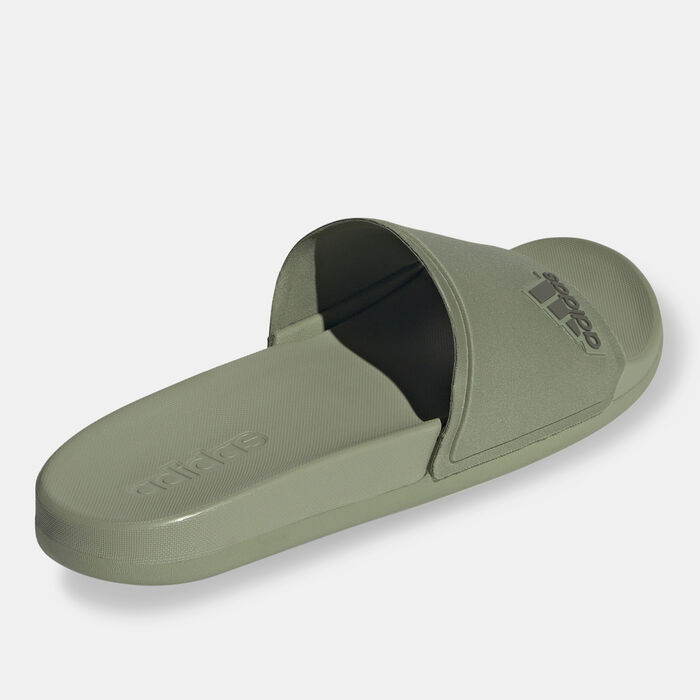 adidas Men's Adilette Comfort Slides Green adidas Men's Adilette Comfort Slides Green image number 2