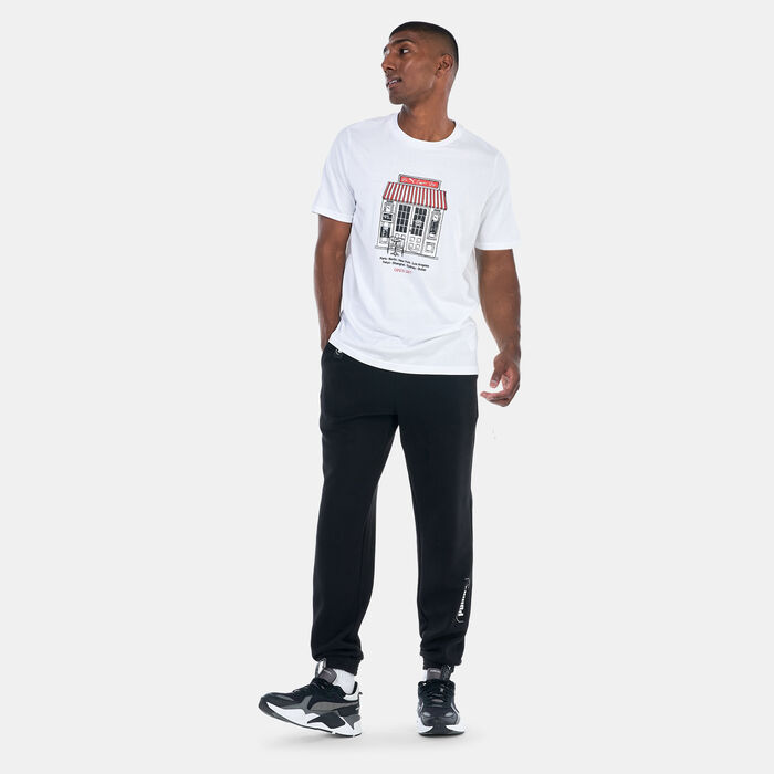 PUMA Men's Café PUMA Graphic T-Shirt White PUMA Men's Café PUMA Graphic T-Shirt White image number 2