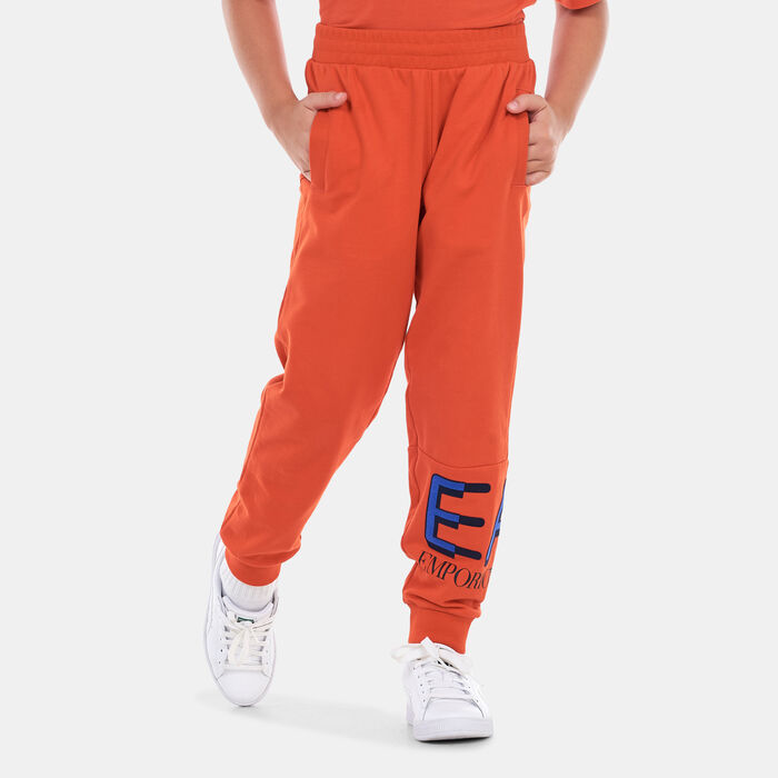 EA7 Emporio Armani Kids' Logo Track Pants Orange EA7 Emporio Armani Kids' Logo Track Pants Orange image number 0