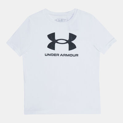 Under Armour Kids' Sportstyle Logo Training T-Shirt White