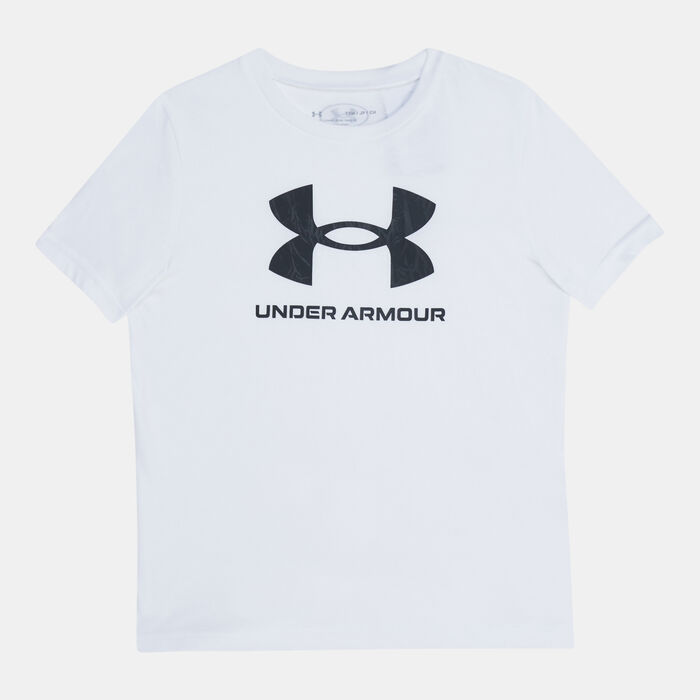 Under Armour Kids' Sportstyle Logo Training T-Shirt White image number 0