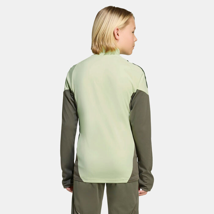 adidas Kids' Real Madrid Tiro 25 Competition Training Football Top Green adidas Kids' Real Madrid Tiro 25 Competition Training Football Top Green image number 1