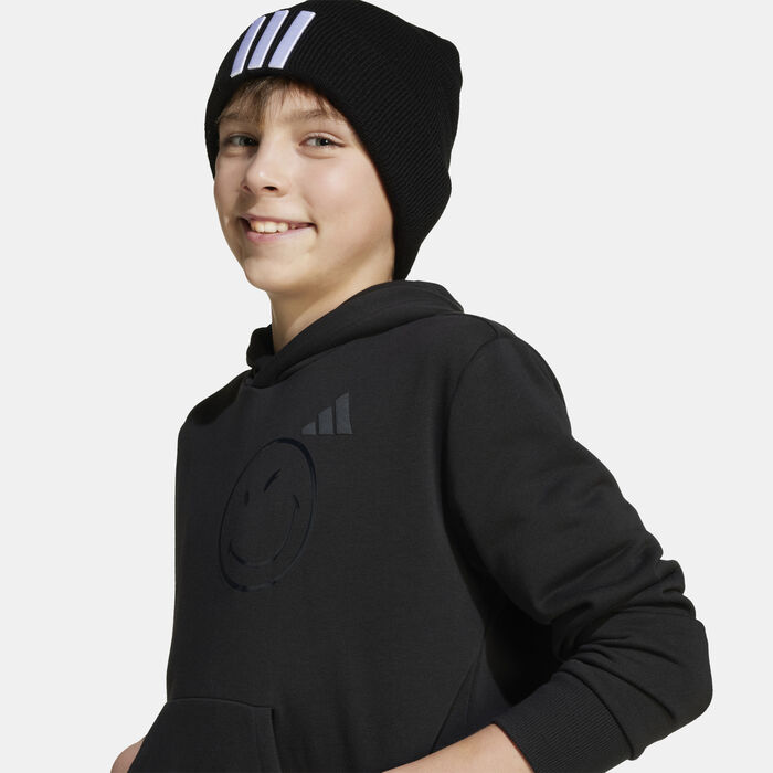 adidas Kids' adidas X SmileyWorld Hoodie Black image number 4