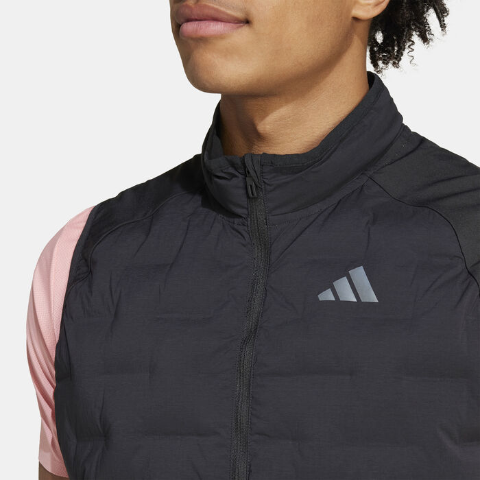 adidas Men's Adizero Padded Running Vest Black adidas Men's Adizero Padded Running Vest Black image number 3