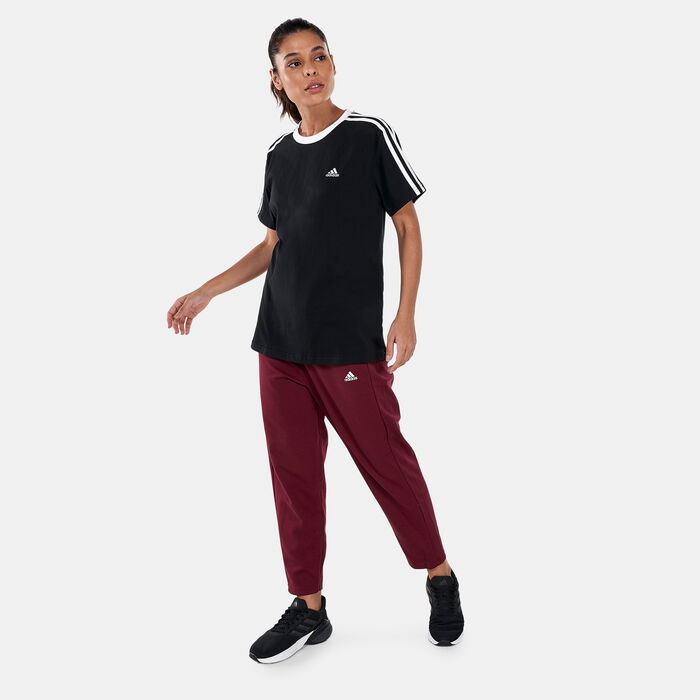 adidas Women's 7/8 Yoga Pants Brown image number 2