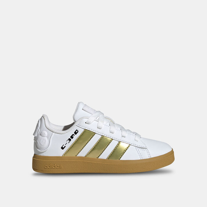 adidas Kids' Star Wars Grand Court 2.0 Shoes Gold adidas Kids' Star Wars Grand Court 2.0 Shoes Gold image number 0