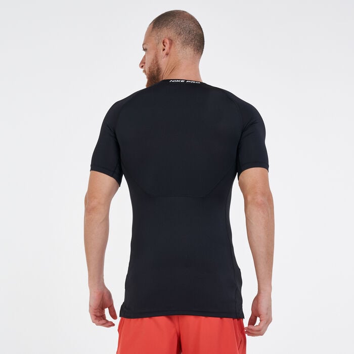Nike Men's Pro Dri-Fit T-Shirt Black Nike Men's Pro Dri-Fit T-Shirt Black image number 1